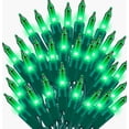 Mini Long Light Led Outdoor Christmas String Lights, 300 LED Green Wire, 63.8 Ft ...