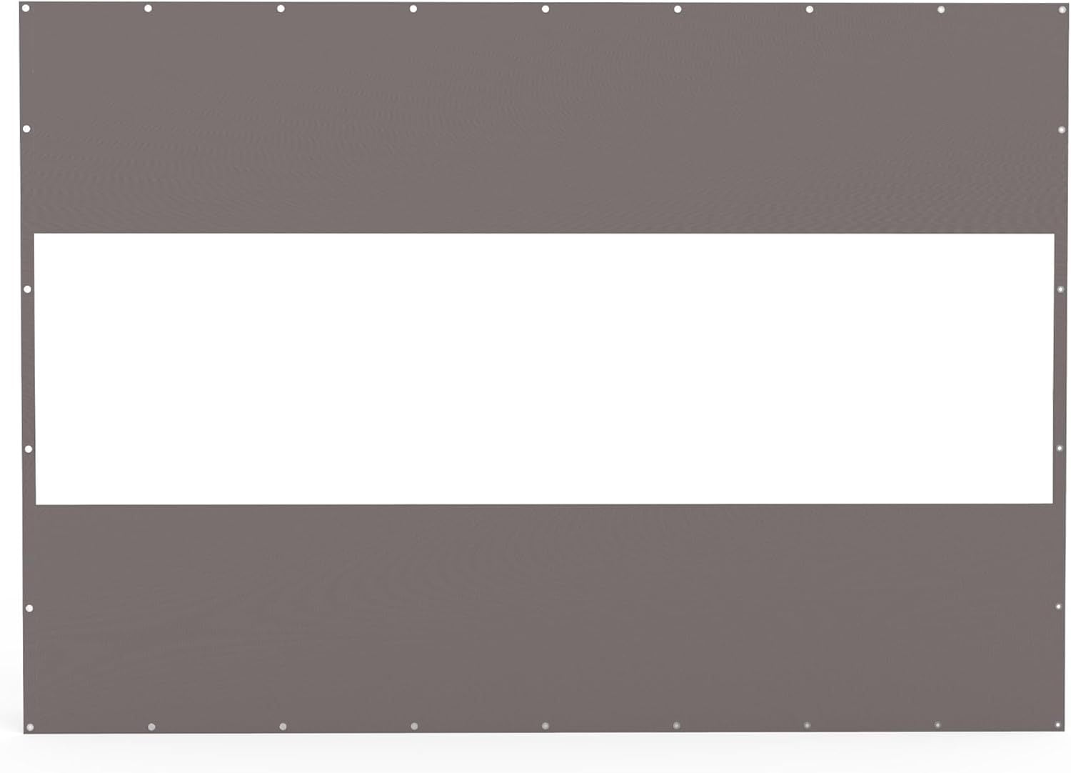 Outdoor Clear Panel Curtain Waterproof PVC Polyester Weather Resistant ...