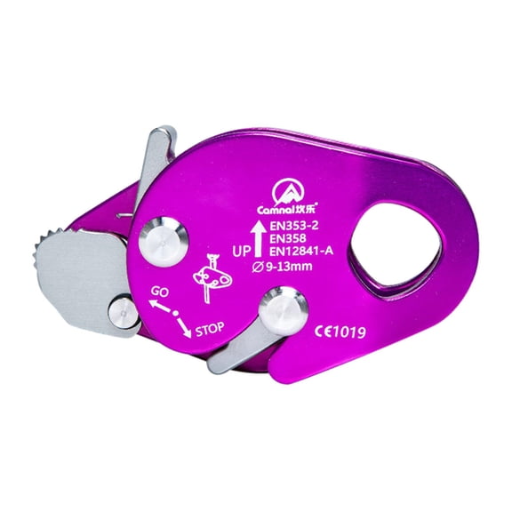 Outdoor Climbing Rope Grab Safety Arborist Caving Safety Fall Gear Equipment Rope Grab for Mountaineering Equipment ,