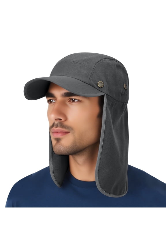 Outdoor Climbing Sun Hat With Protecting Anti Shoulder Cape For Fishing
