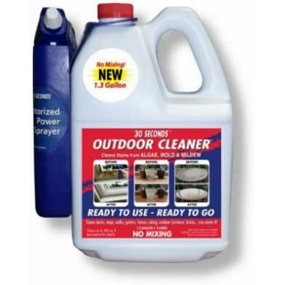 30 SECONDS Outdoor Cleaner RTU - Liquid Outdoor Use - 1.3gal