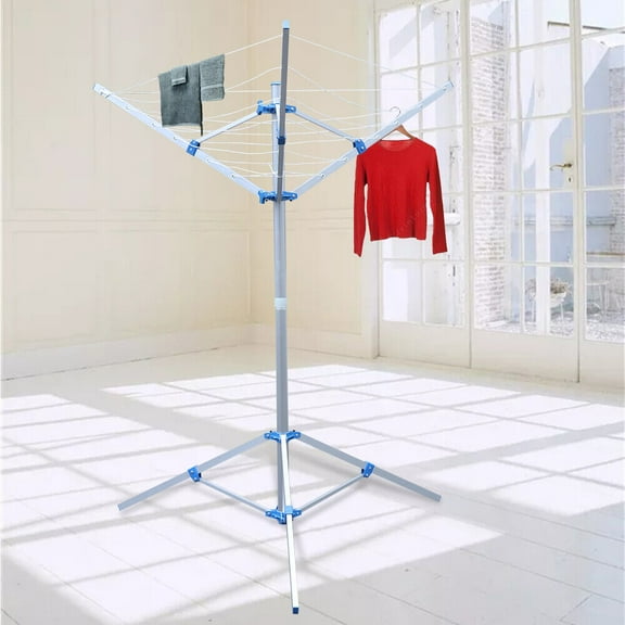 Outdoor Clothesline Dryer Umbrella Hanger Aluminium Alloy  Folding Adjustable US