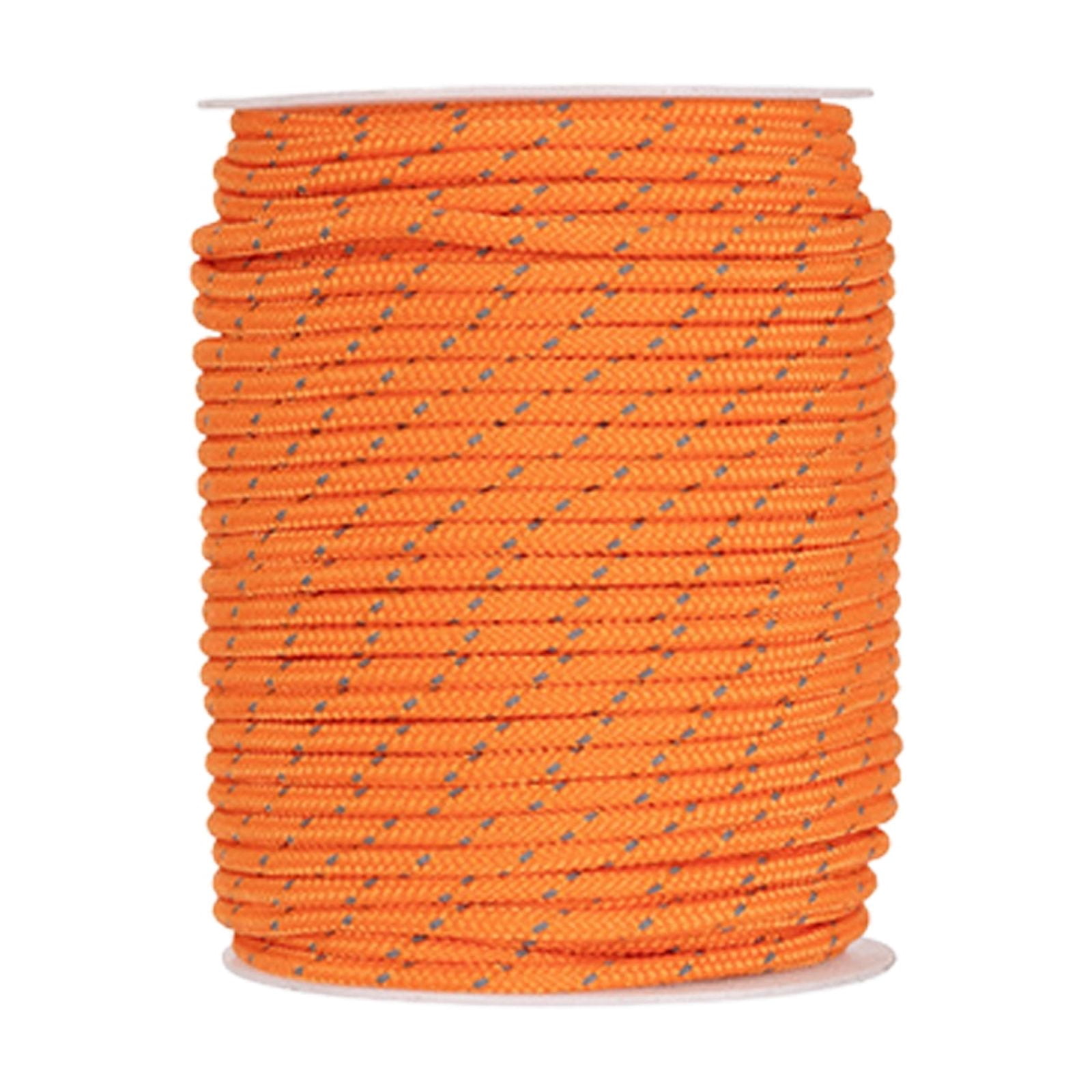 Outdoor Clothesline and Gear Bundling Cord, 50 m Reflective Guy Rope in ...