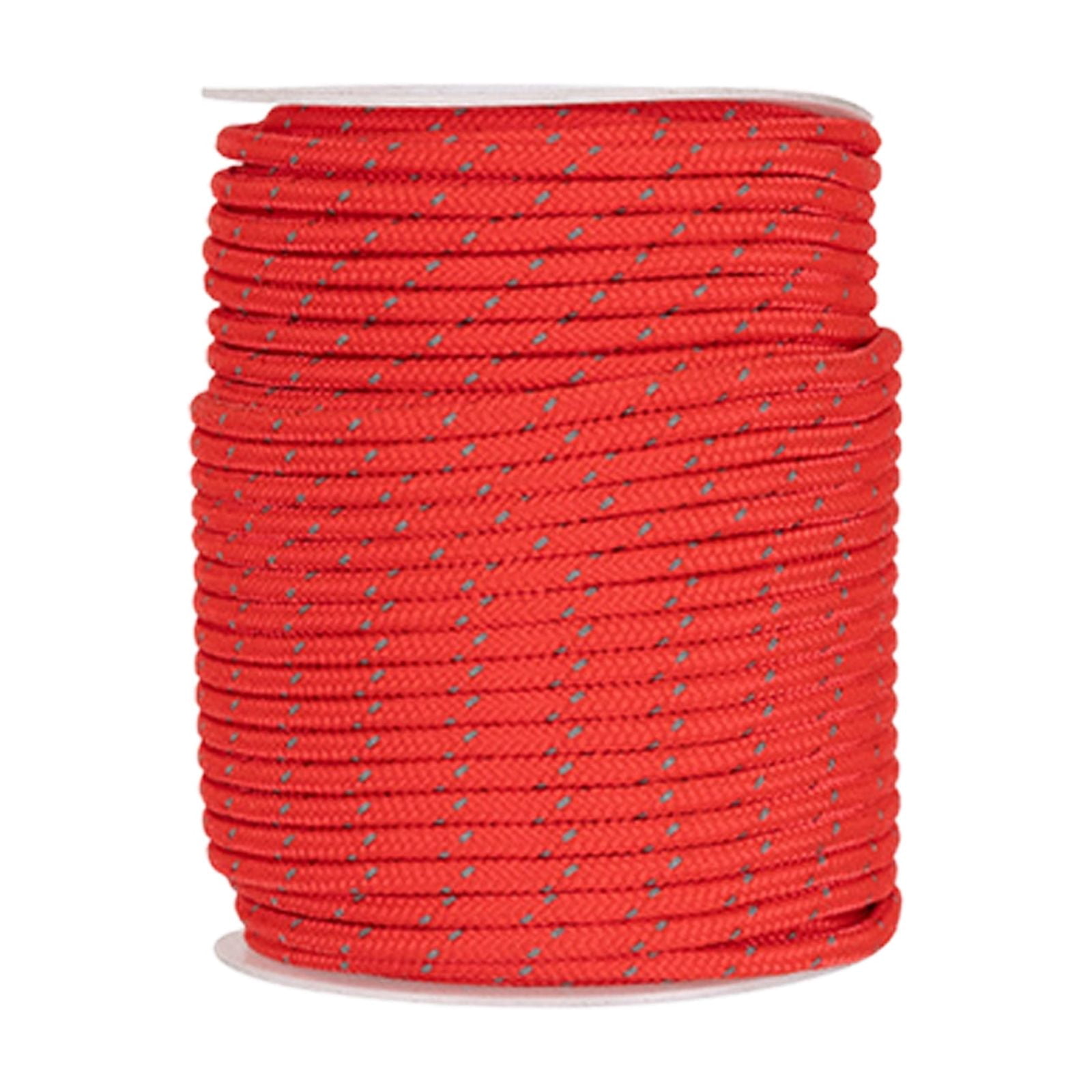 Outdoor Clothesline and Gear Bundling Cord, 50 m Reflective Guy Rope in ...