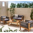 thumbnail image 1 of Outdoor Club Chair Set of 2 Pieces | Modern Accessory for Outdoor Relaxation | Acacia Wood and Polyethylene Rattan Structure | Water-Resistant Cushions for Hassle-Free Cleaning, 1 of 6