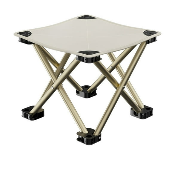 Outdoor Collapsible Foot Stool Hiking Train Travel Fishing Chair Stool Tools