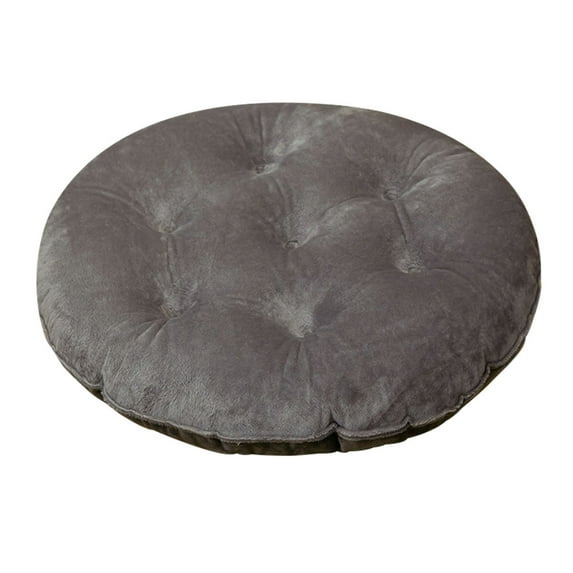 Outdoor Color Matching Round Crystal Velvet Cushion Seat Cushion Student Stool Butt Cushion Office Chair Cushion Car Seat Cushion
