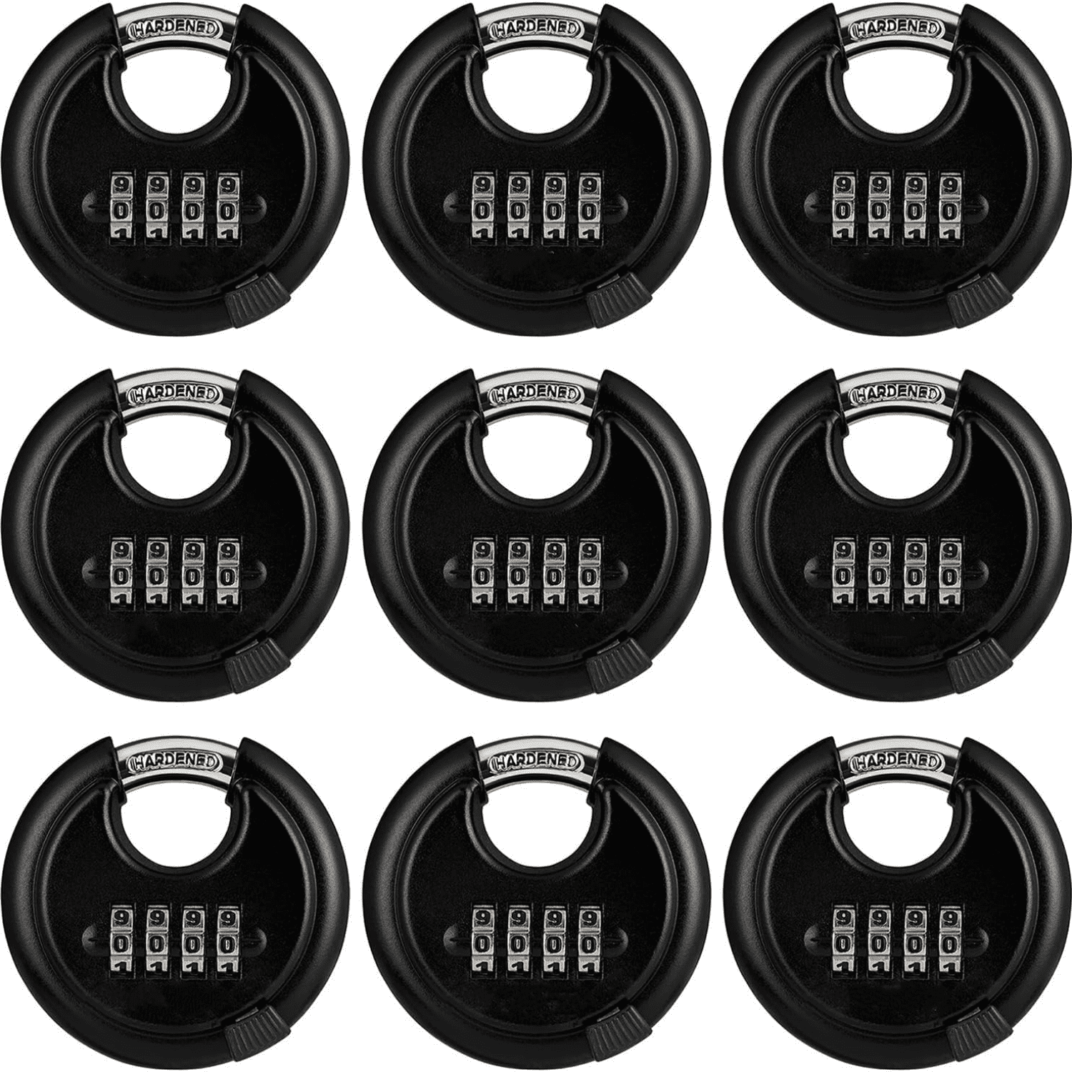 Outdoor Combination Lock, Heavy Duty Weatherproof Discus Padlock ...