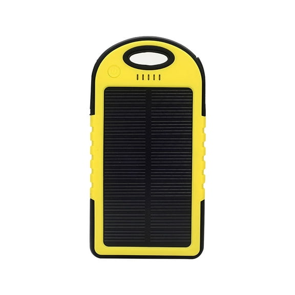" Outdoor Companion: 5000mAh Solar Power Bank Charge Your Cell Phone Anywhere!" T Battery Charger