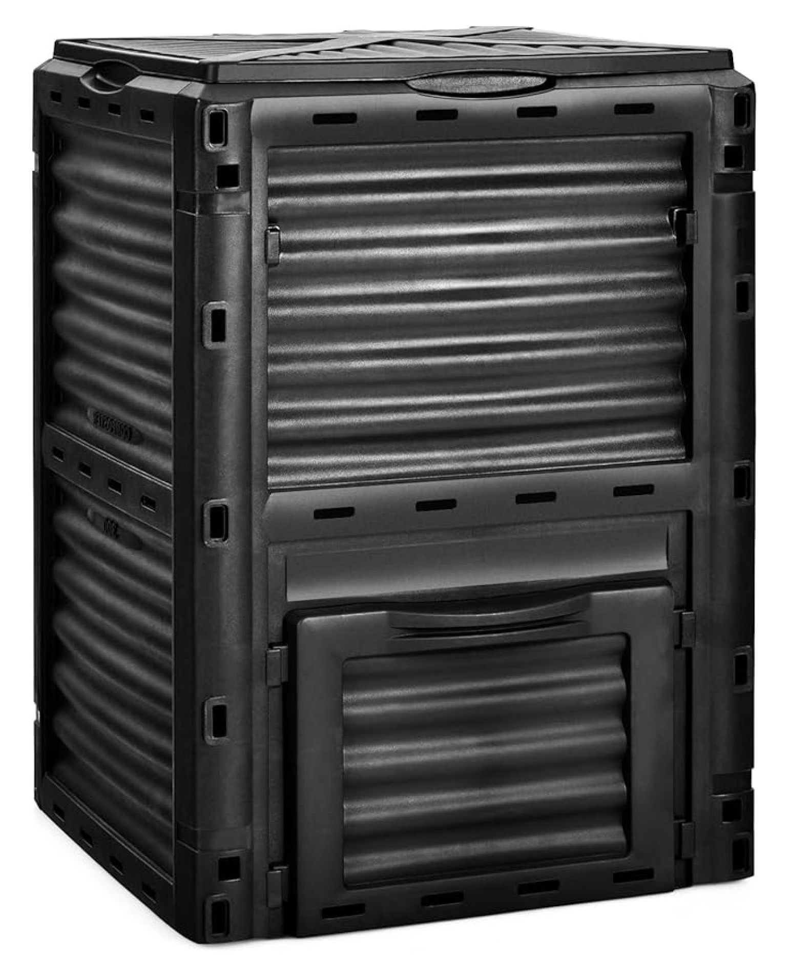 Outdoor Compost Bin, Composting Box w/Top -on Lid,80 Gallons Composter ...