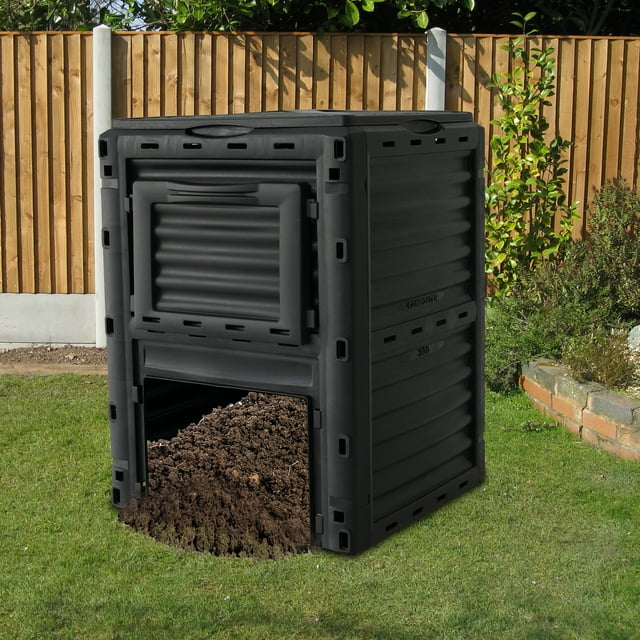Outdoor Compost Bin Large Garden Composter Bin 80Gallon (300L) with