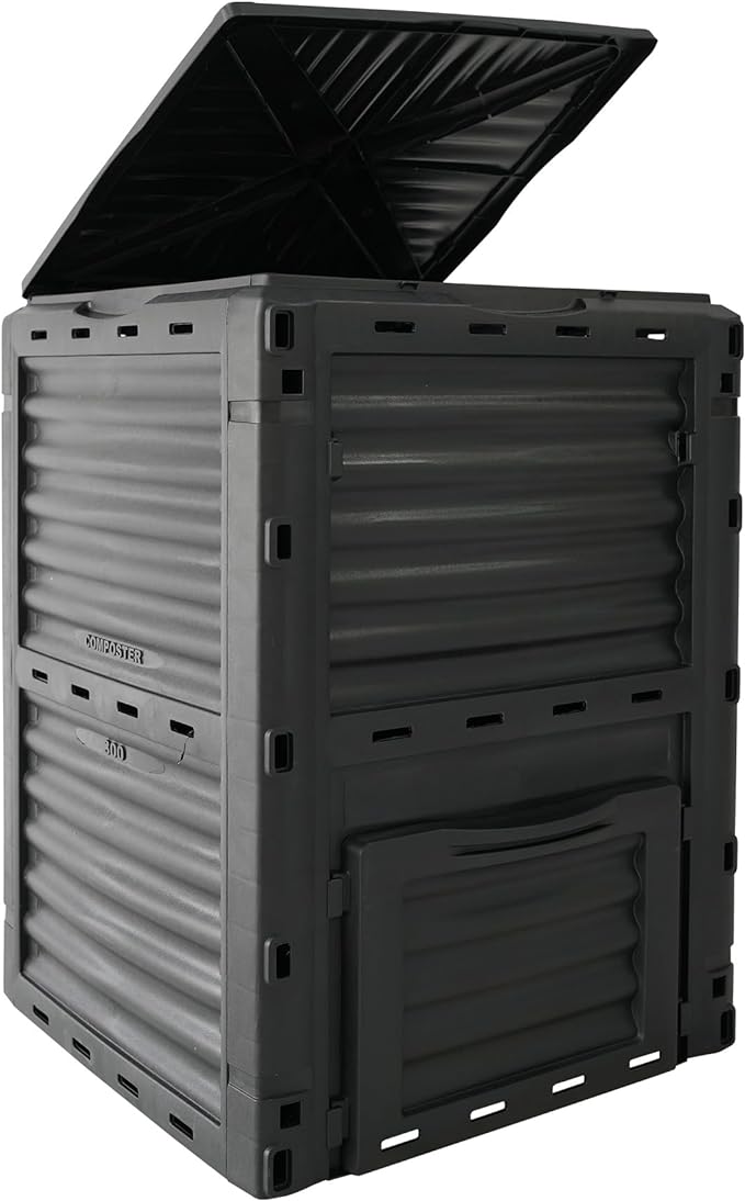 Outdoor Compost Bin Large Garden Composter Bin 80Gallon (300L) with