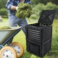 thumbnail image 1 of Outdoor Compost Box with PP Material, Large Garden Compost Bin 80 Gallon (300L), Compost Container Create Fertile Soil Fast, 1 of 8