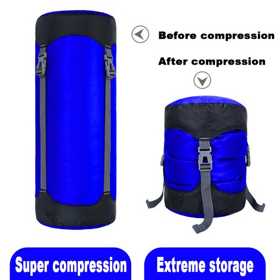 Outdoor Compression Stuff Sack for Sleeping Bags, Waterproof & Tear-Resistant Storage Bag with Adjustable Buckles, Multiple Sizes & Colors Available