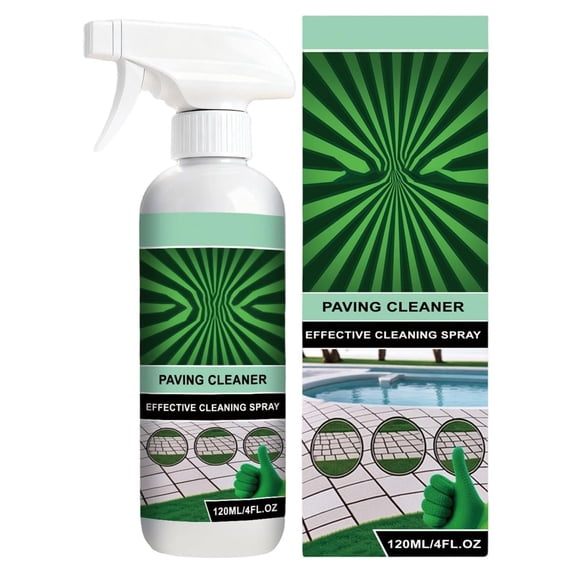 Outdoor Concrete Cleaner, 4oz Floor Cleaning Liquid for Patios Driveways Walkways, Dust Removal Agent for Washing Paving Stones