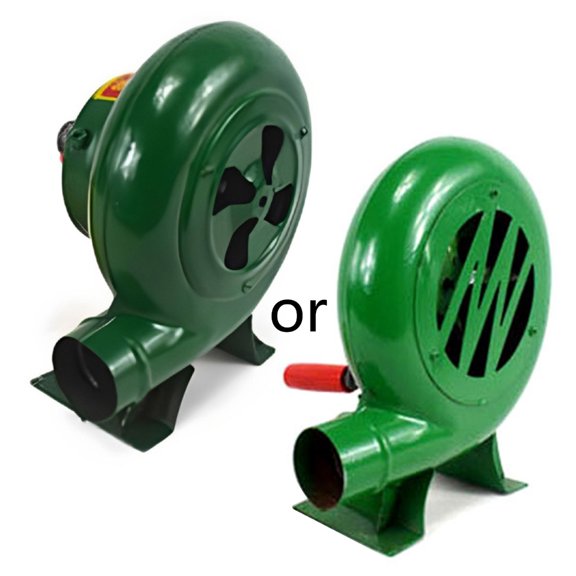 Outdoor Cooking BBQ Fan Air Blower For Barbecue Fire Bellows Hand Crank Tool