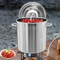 thumbnail image 1 of Outdoor Cooking Pot for Crab Lobster Shrimp Boiling 201 Stainless Steel Stock Pot, Crawfish Seafood Boil Pot, 1 of 34