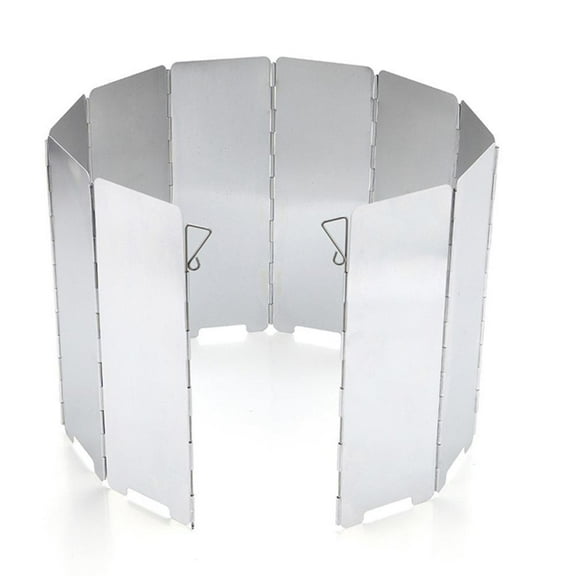 Outdoor Cooking Revolutionized, Foldable Burner Windshield, Aluminum Alloy Portable Stove Windscreen, Offers Optimal Protection Against Wind, Enhancing Cooking Speed And Efficiency