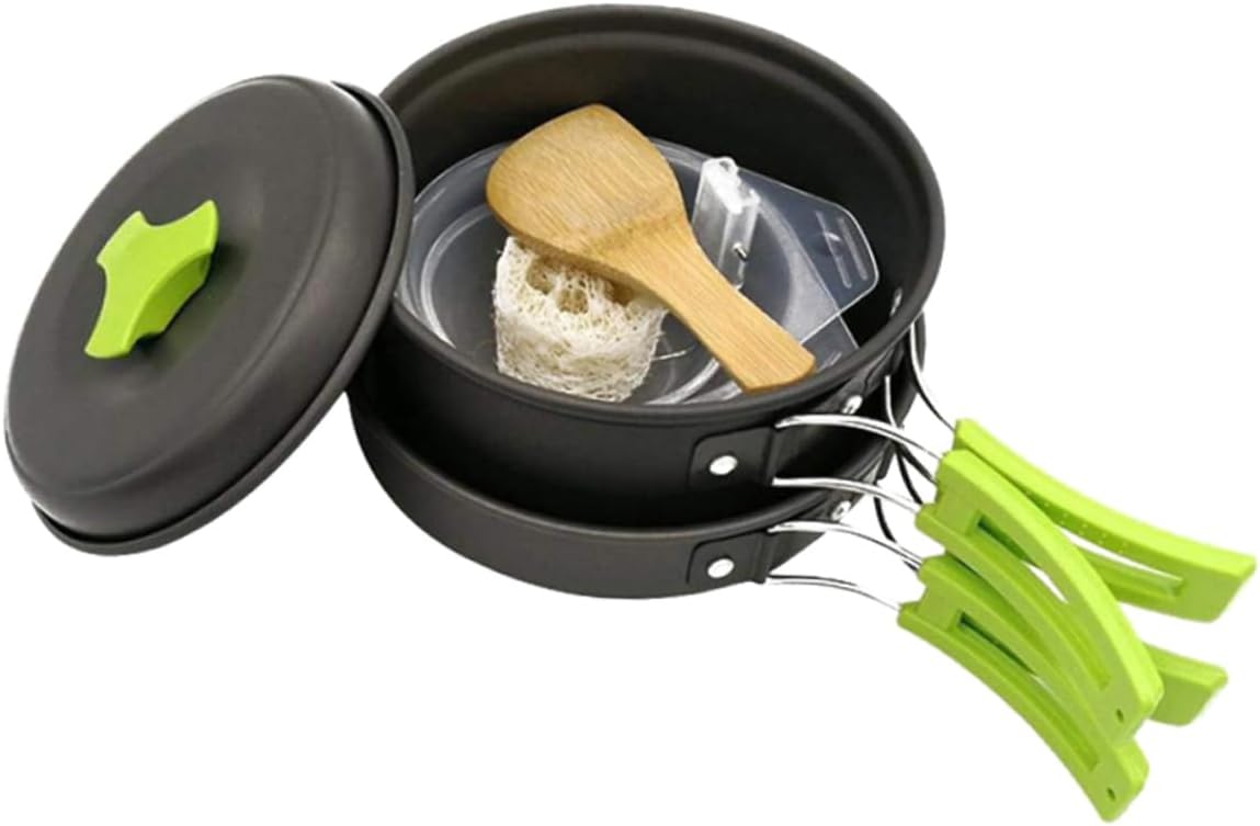 Outdoor Cookware Set Cast Iron Outdoor Cooking Pots Camping Eating