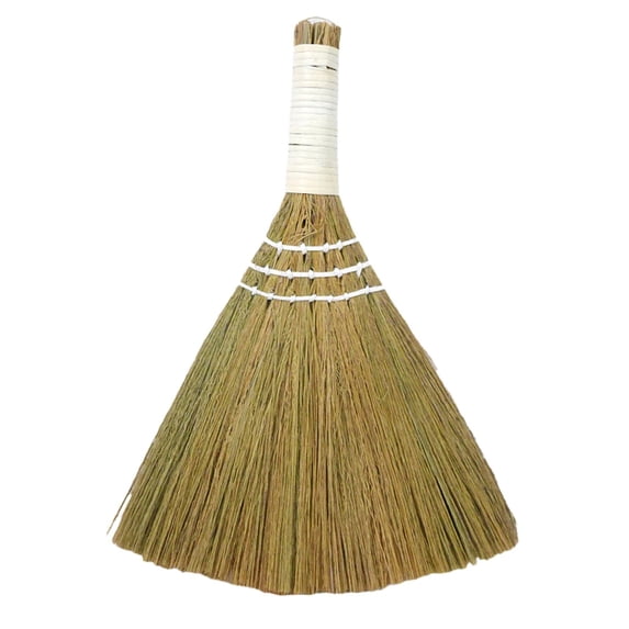 Outdoor Corn Broom, Household Indoor and Outdoor Broom,Suitable for Sweeping Gravel, Fallen Leaves and Sand on Yard, Garage, Lawn, Stone Path and Concrete Floor ,8.26''x10.62''(Green)