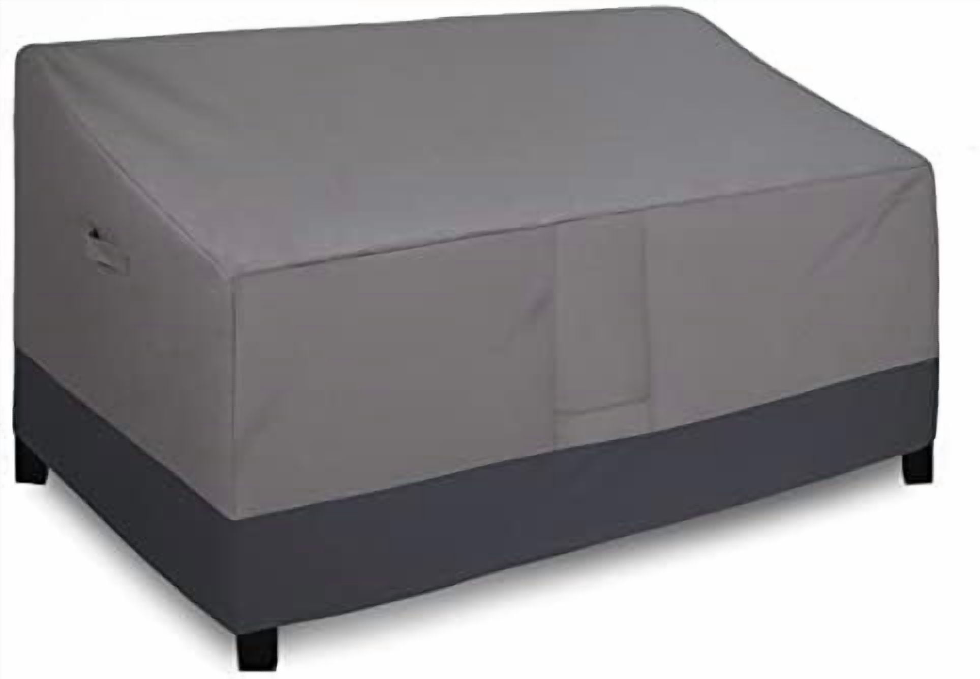 Outdoor Couch Cover, Heavy Duty 3-Seater Patio Sofa Cover, Windproof ...