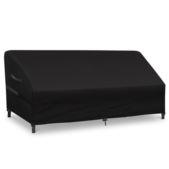 Outdoor Couch Cover Waterproof, NASUM Outdoor Patio Furniture Covers, 420D Oxford Cloth Patio 3-Seater Sofa Cover, 79"W x 37"D x 35"H