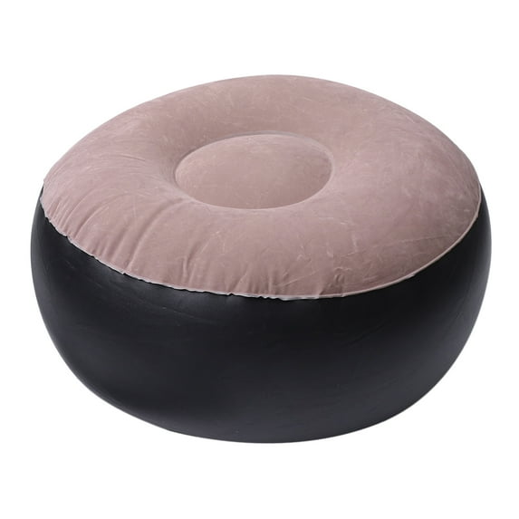 ULTNICE Inflatable Sofa Flocking Lazy Air Sofa For Outdoor Activities 1Pc 27.56X23.62X9.84In