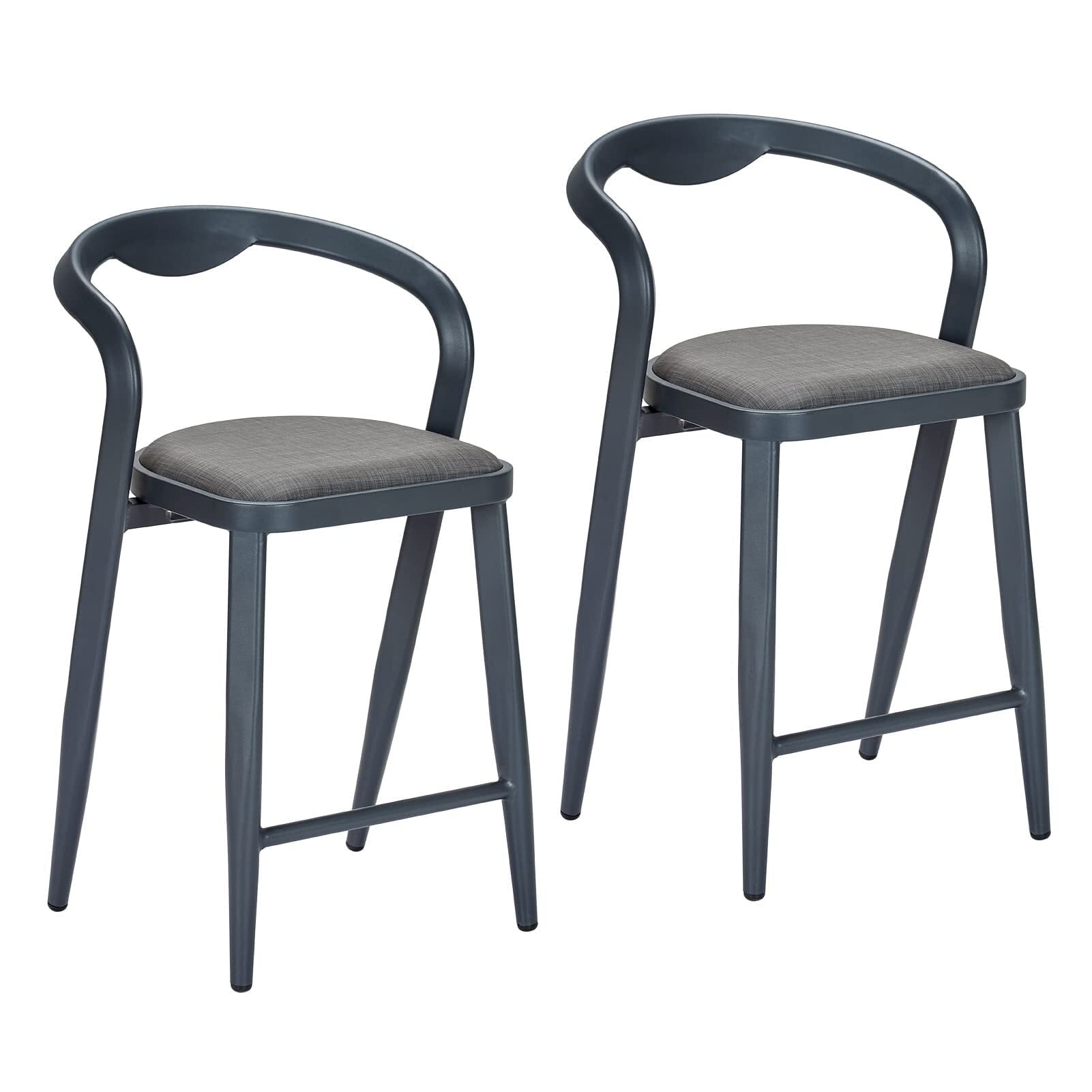 Outdoor Counter Height Bar Stools Chairs Set of 2 Bar Stools Chairs ...