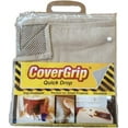 thumbnail image 1 of Outdoor CoverGrip 35408 Quick Drop 8 Oz Canvas SAFETY Drop Cloth, 3.5' x 4' Size: 3.5' x 4' Style: 8 oz, Model: 35408, Garden Store, Repair & Hardware, 1 of 1