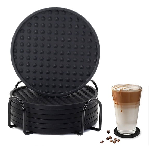 Outdoor Cup Mat for Hot or Cold Drinks, Beer, Coffee Coasters for Drinks, Suitable for Kinds Cups(6 Set)