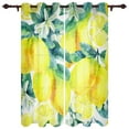 thumbnail image 1 of Outdoor Curtains Fresh Lemon Blue Stripes Living Room Kitchen Curtain Drape For Patio Garden Gazebo Yard Valance Cutains, 1 of 6