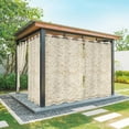 thumbnail image 1 of Outdoor Curtains for Patio Waterproof, Beige Flowers Outdoor Privacy Panels Grommet, Spring Floral Farmhouse Retro Art Blackout Outside Curtains for Porch/Cabana/Pergola/Gazebo 54"x84", 2 Panels, 1 of 8