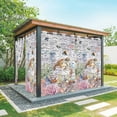 thumbnail image 1 of Outdoor Curtains for Patio Waterproof, Brown Turtle Coastal Windproof Pravicy Outside Porch Blackout Curtain, Summer Beach Coral Seahorse Ocean Octopus Sun Blocking Grommets Curtains54"x95", 1 of 9