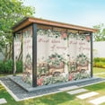 thumbnail image 1 of Outdoor Curtains for Patio Waterproof, Eucalyptus Trucks Outdoor Privacy Panels Grommet, Spring Farmhouse Floral Leaves Burlap Blackout Outside Curtains for Porch/Cabana 54"x95", 2 Panels, 1 of 8
