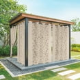 thumbnail image 1 of Outdoor Curtains for Patio Waterproof, Japanese Outdoor Privacy Panels Grommet, Beige Farmhouse Retro Floral Leaf Pattern Blackout Outside Curtains for Porch/Cabana/Pergola/Gazebo 54"x95", 2 Panels, 1 of 8