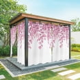 thumbnail image 1 of Outdoor Curtains for Patio Waterproof, Pink Eucalyptus Leaves Outdoor Privacy Panels Grommet, Spring Botanical Leaf Branches Blackout Outside Curtains for Porch/Cabana 54"x108", 1 Panel, 1 of 8