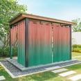 thumbnail image 1 of Outdoor Curtains for Patio Waterproof, Red Green Ombre Outdoor Privacy Panels Grommet, Modern Art Gradient Orange Blackout Outside Curtains for Porch/Cabana/Pergola/Gazebo 54"x108", 1 Panel, 1 of 8