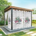 thumbnail image 1 of Outdoor Curtains for Patio Waterproof, Summer Tropical Plants Outdoor Privacy Panels Grommet, Farmhouse Cactus Wooden Grain Blackout Outside Curtains for Porch/Cabana/Pergola/Gazebo 54"x95", 2 Panels, 1 of 8