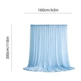 thumbnail image 1 of Outdoor Curtains Waterproof Fade Proof Rod Pocket Drapes for Garden Sunroom Patio Gazebo Pergola Porch, Light Filtering Polyester Curtain Panel 108 X 63 Inch, All Season Outdoor Use, 1 of 6