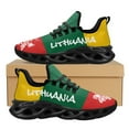 thumbnail image 1 of Outdoor Cushion Sneakers Lithuania Flag Printed Mesh Running Shjoes for Womens Mens Shock Absorption Tennis Zapatos, 1 of 8