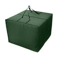 thumbnail image 1 of Outdoor Cushion Storage Bag Patio Furniture Cover With Zipper Handles Large Square Storage Solution For Seat Pillows Christmas, 1 of 9