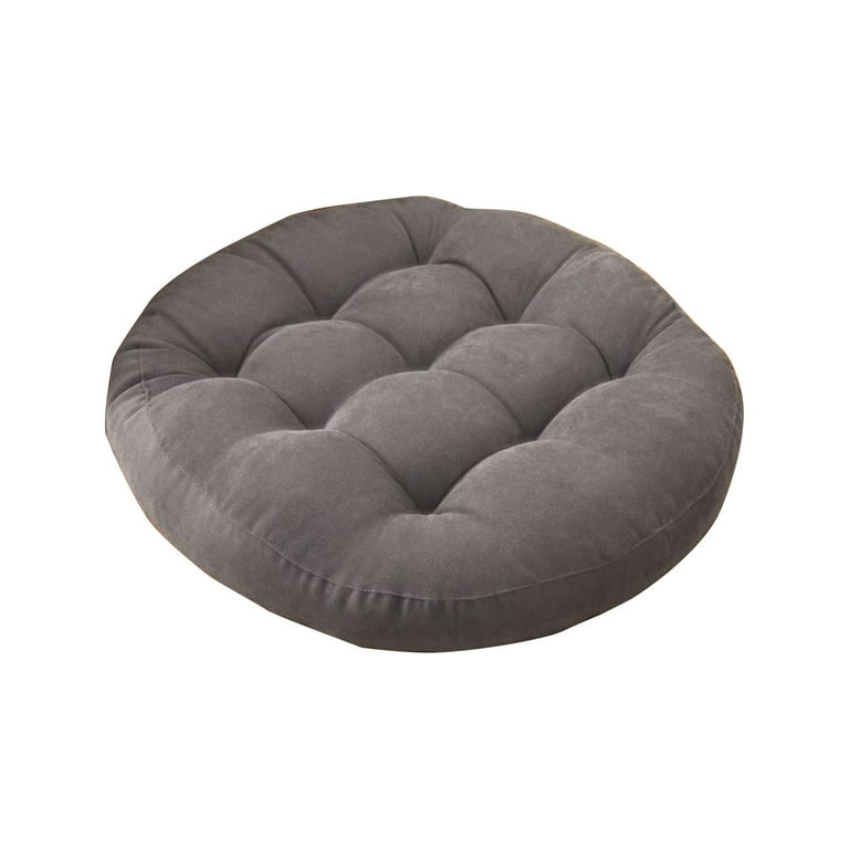 Outdoor Cushions Clearance Round Chair with Cushion Outdoor Chair Cushion Solid Color Seat Cushion Thickened Soft Corduroy Cotton Filled Chair