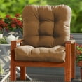 thumbnail image 1 of Outdoor Cushions for Patio Furniture, Rocking Chair Cushions for Wooden Rocking Chair, Large Rocking Chair Pads with Ties Premium Tufted High Back and Seat Cushion 2 Piece Set, 1 of 6