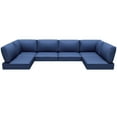 thumbnail image 1 of Outdoor Cushions Set of 14 for 7 Pieces Sectional Rattan Conversation Sets,Outdoor Furniture Replacement Cushions for Patio Furniture,4-INCH Replacement Sofa Cushions, 1 of 7