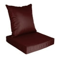 thumbnail image 1 of Imountek Outdoor Waterproof Deep Seat Cushion Set with Back Pillow Fade Resistant Chair Pad with Removable Cover for Patio Furniture Sofa Couch, 1 of 9