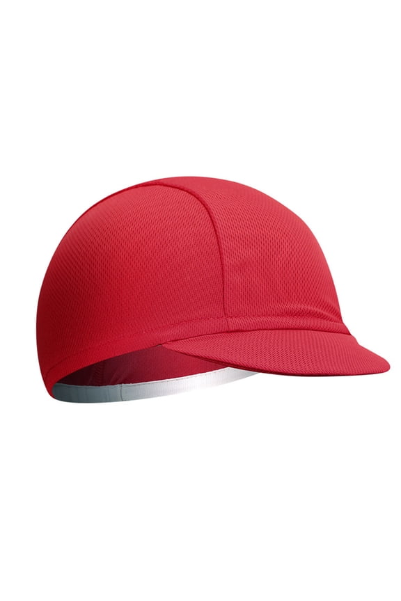 Outdoor Cycling Cap, Breathable Solid Color Sports Hat with Sun Protection, Lightweight Moisture Wicking Unisex Adjustable Headwear for Road Biking and Outdoor Activities Wine