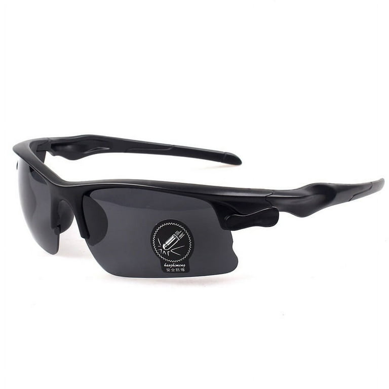 Outdoor Cycling Glasses Sunglasses Sunglasses 3106 Black Gray Lenses Men  Driving Polarized Sunglasses Keep Your Eyes From Wind & Dust Large Pc Frame