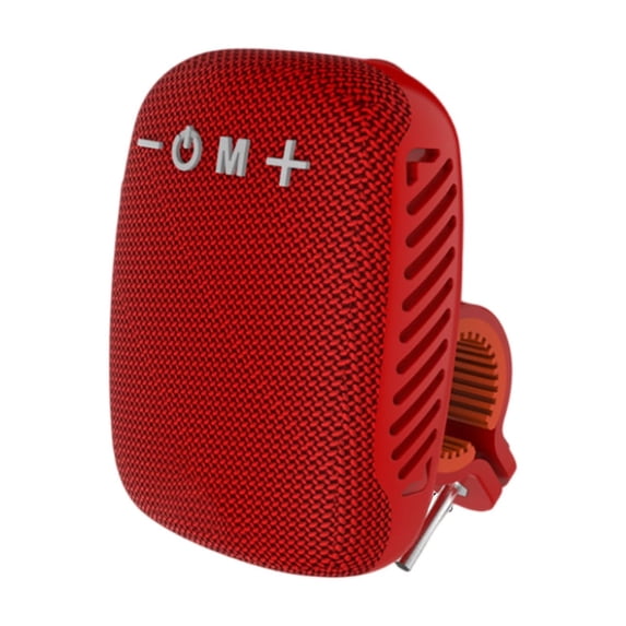 Outdoor Cycling Speaker, Bluetooth Audio, 3.5X2 In, Bike Mounting, Portable Audio, Weekend Rides, Bright Red, Hardware Included, 1 Pc