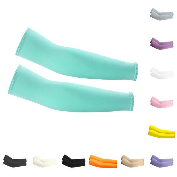 Outdoor Cycling Sun Sleeves Ice Silk Arm Guards for Gardening Harvesting Baseball Workouts Sports Compression UPF 50