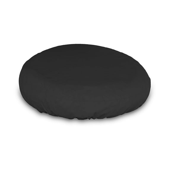 Outdoor Daybed Cover 18 Oz Waterproof - 100% Weather Resistant Patio Furniture Cover with Air Pockets and Elastic for Snug fit (Black)